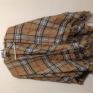 Plaid Shawl, NWOT
